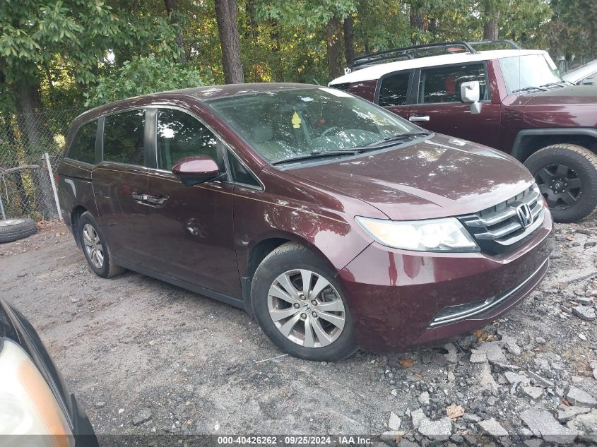 2014 Honda Odyssey Ex VIN: 5FNRL5H43EB114280 Lot: 40426262