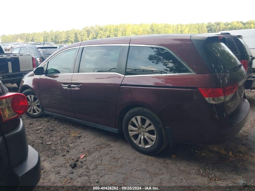 2014 Honda Odyssey Ex VIN: 5FNRL5H43EB114280 Lot: 40426262