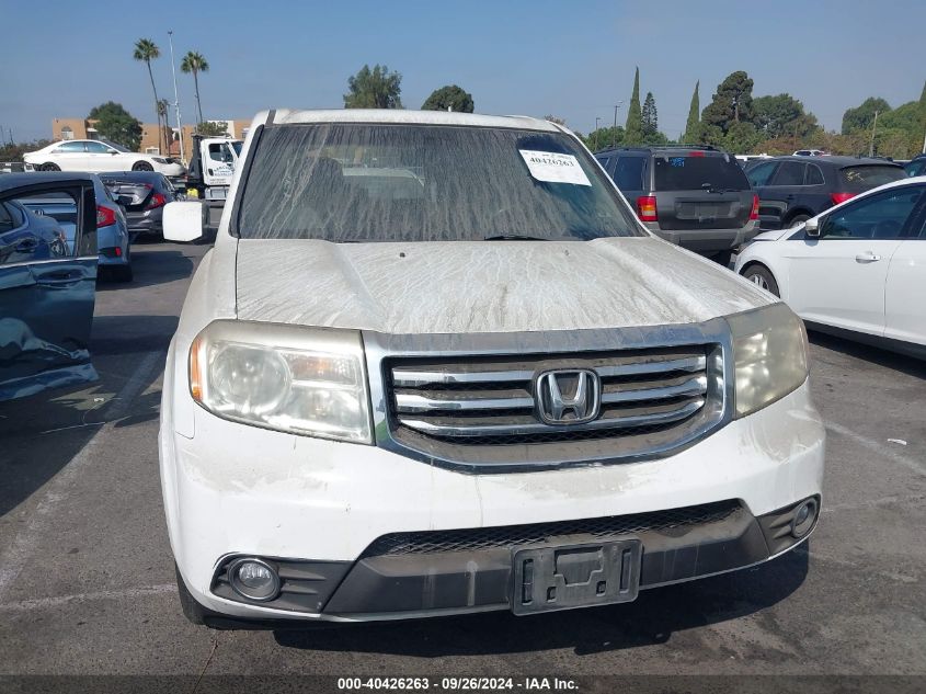 2012 Honda Pilot Exl VIN: 5FNYF3H55CB022892 Lot: 40426263