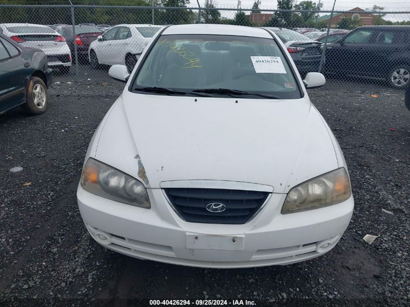 2006 Hyundai Elantra Gls/Gt/Limited VIN: KMHDN46DX6U361513 Lot: 40426294