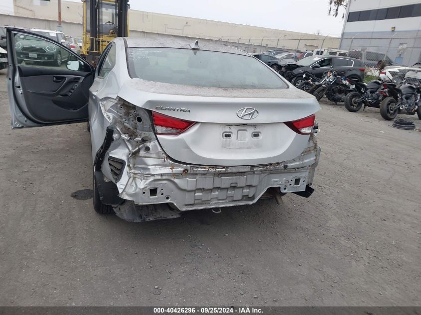 2016 Hyundai Elantra Se VIN: KMHDH4AE3GU512250 Lot: 40426296