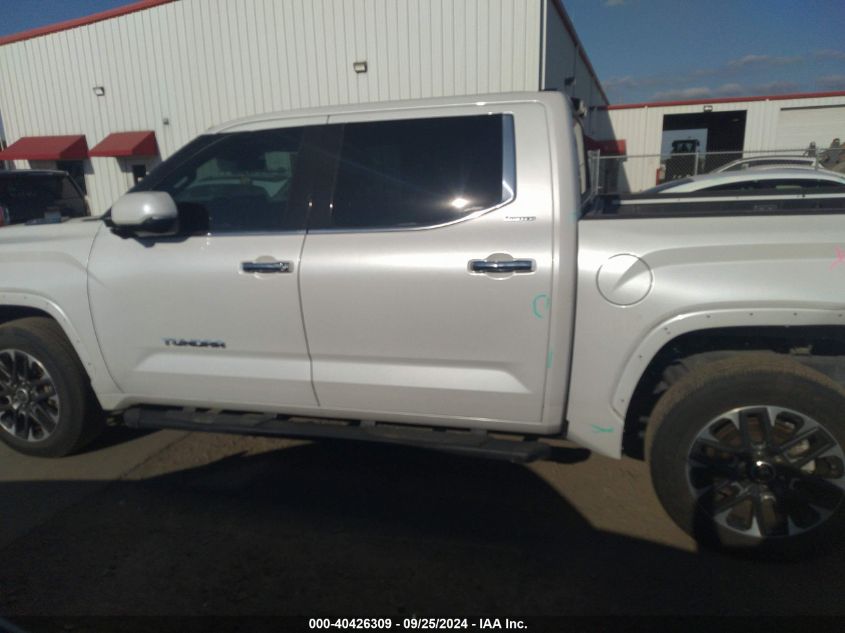 2022 Toyota Tundra Hybrid Limited VIN: 5TFJC5AB9NX001221 Lot: 40426309