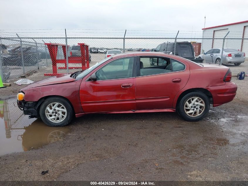 2003 Pontiac Grand Am Se1 VIN: 1G2NF52FX3C134153 Lot: 40426329