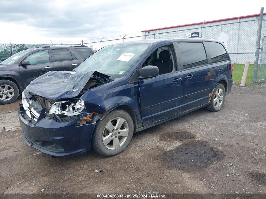 2013 DODGE GRAND CARAVAN SE - 2C4RDGBG4DR580072