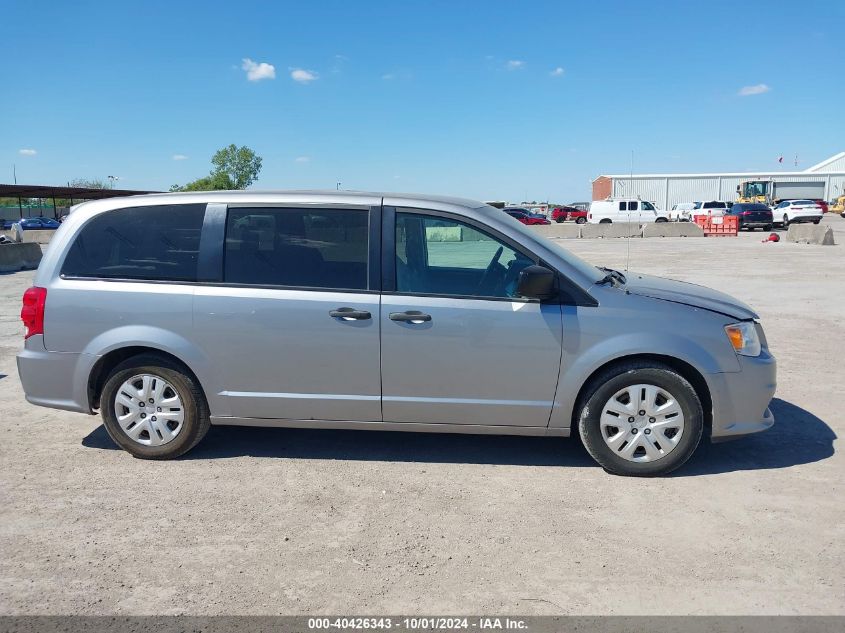 2019 Dodge Grand Caravan Se VIN: 2C4RDGBGXKR637985 Lot: 40426343