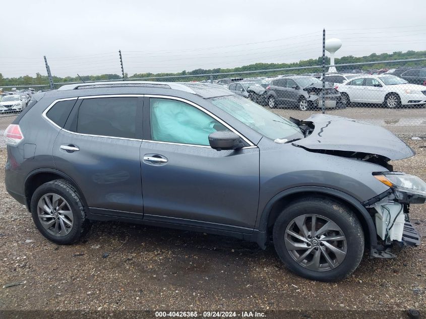 2016 Nissan Rogue S/Sl/Sv VIN: 5N1AT2MV1GC877906 Lot: 40426365