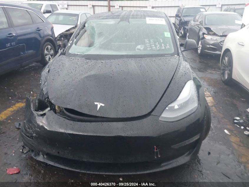 2022 Tesla Model 3 Long Range Dual Motor All-Wheel Drive VIN: 5YJ3E1EB3NF189816 Lot: 40426370