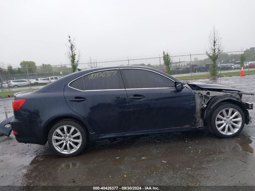 2010 Lexus Is 250 250 VIN: JTHCF5C20A5036893 Lot: 40426377