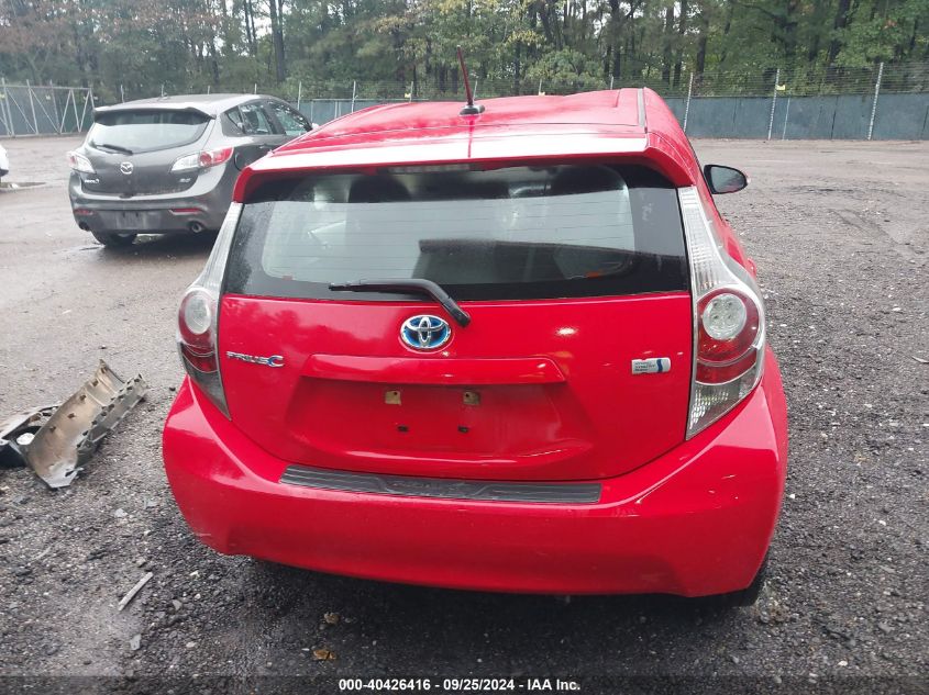 JTDKDTB39C1502249 2012 Toyota Prius C Three