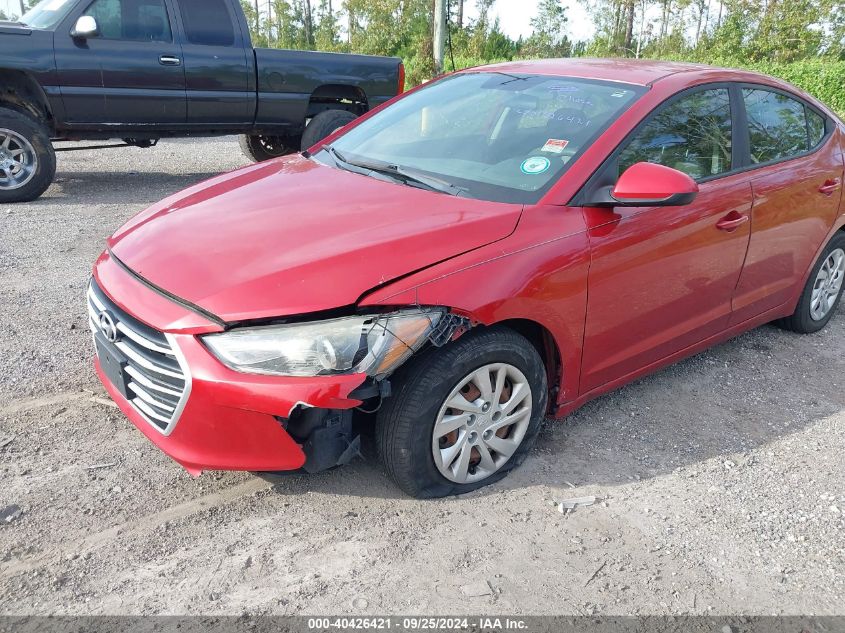 2017 Hyundai Elantra Se VIN: 5NPD74LF7HH168026 Lot: 40426421