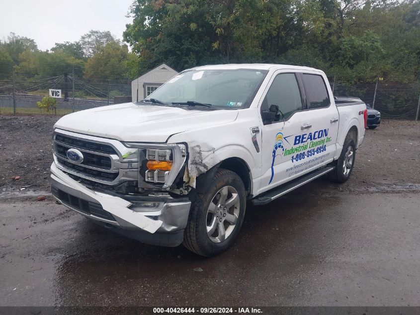 2022 Ford F-150 Xlt VIN: 1FTEW1EP2NKD74685 Lot: 40426444