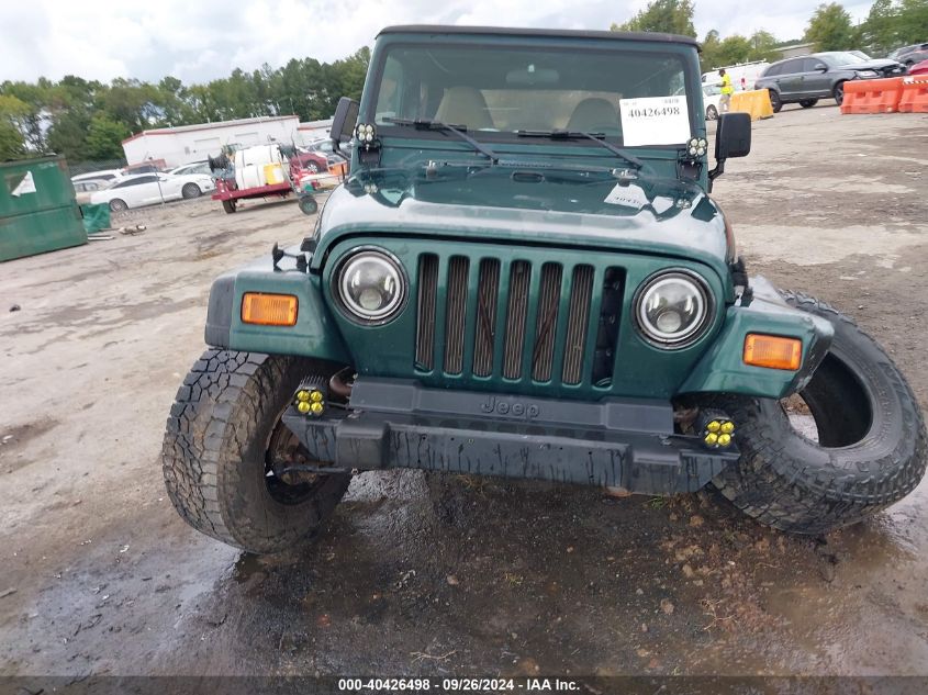 2001 Jeep Wrangler Se VIN: 1J4FA29P61P300471 Lot: 40426498