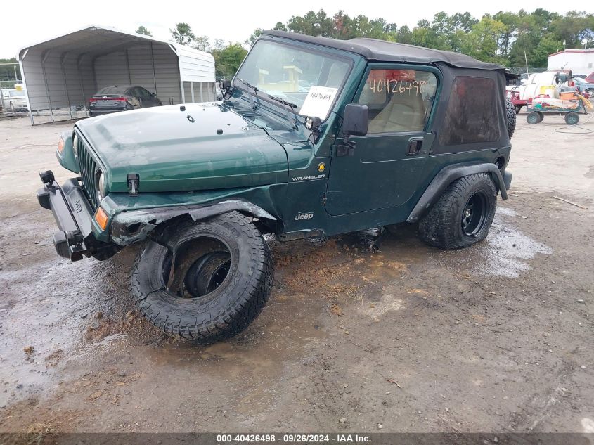 2001 Jeep Wrangler Se VIN: 1J4FA29P61P300471 Lot: 40426498