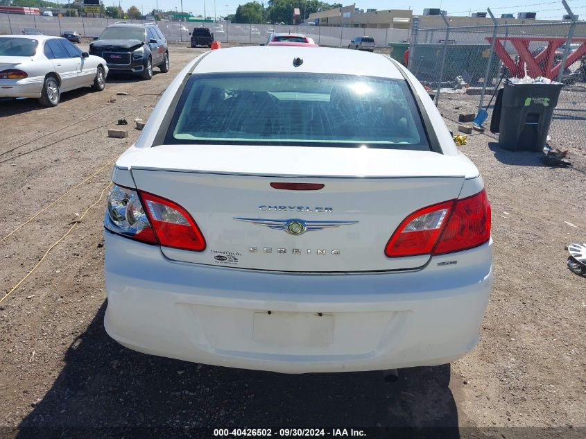 2010 Chrysler Sebring Touring VIN: 1C3CC4FB0AN100872 Lot: 40426502