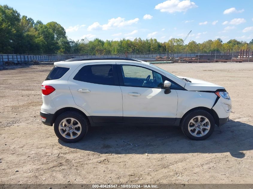 2020 Ford Ecosport Se VIN: MAJ6S3GLXLC394007 Lot: 40426547