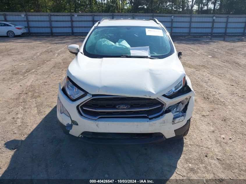 2020 Ford Ecosport Se VIN: MAJ6S3GLXLC394007 Lot: 40426547