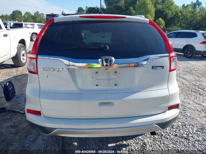 2015 Honda Cr-V Ex-L VIN: 5J6RM3H7XFL019039 Lot: 40426565