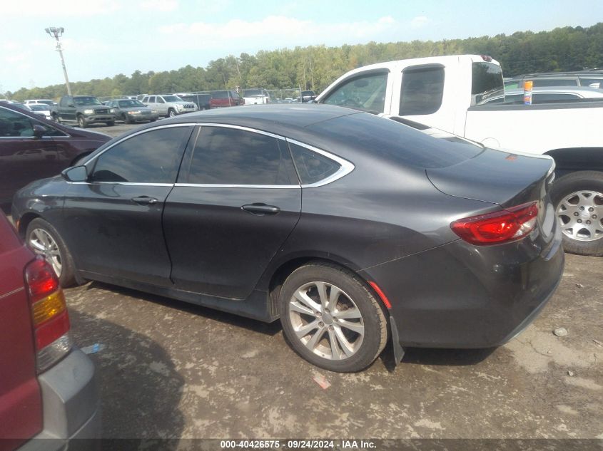 2016 Chrysler 200 Limited VIN: 1C3CCCAGXGN103767 Lot: 40426575