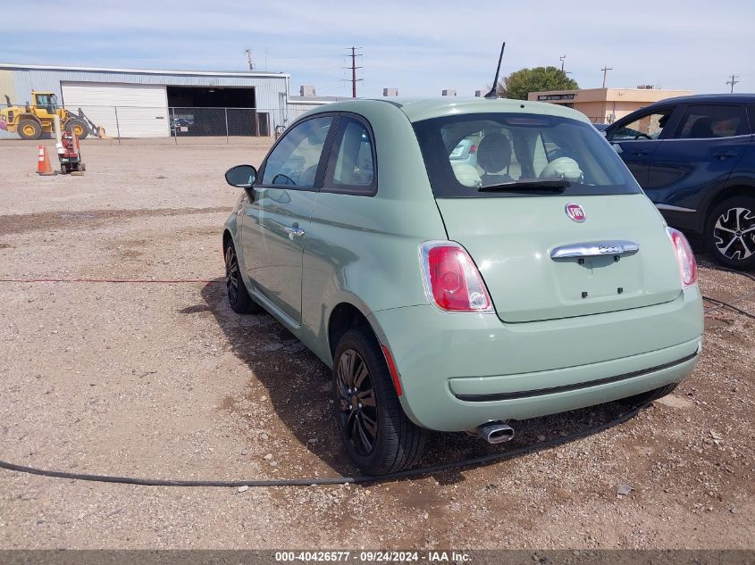 VIN 3HGGK5H84KM715459 2012 FIAT 500 no.3