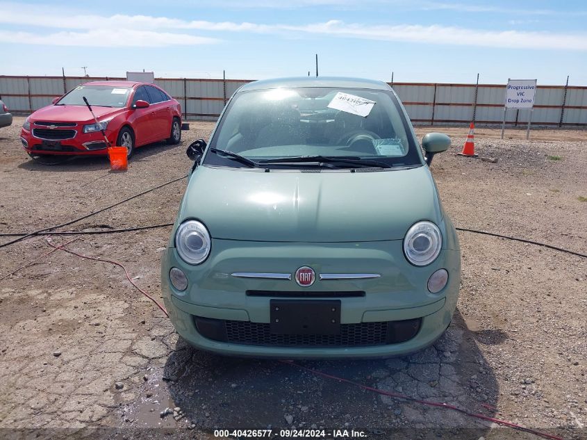 2012 Fiat 500 Pop VIN: 3C3CFFAR2CT321691 Lot: 40426577