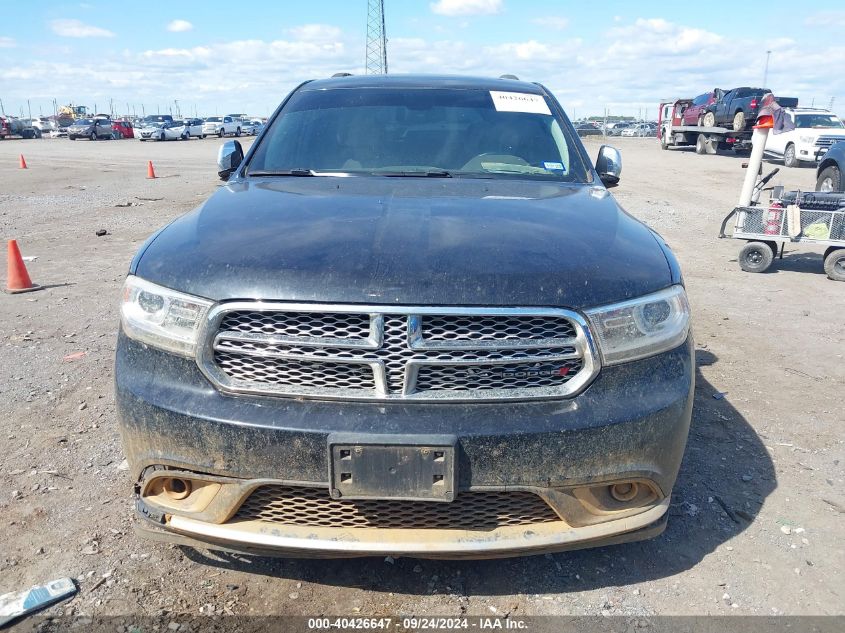 2016 Dodge Durango Citadel VIN: 1C4RDHEG8GC374493 Lot: 40426647