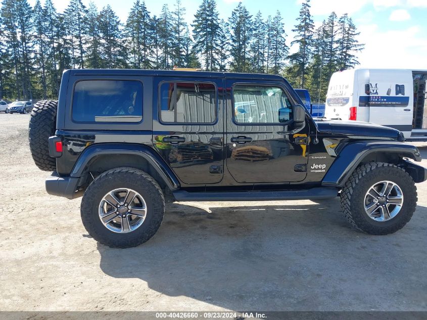 2019 Jeep Wrangler Unlimited Sahara 4X4 VIN: 1C4HJXEG2KW527746 Lot: 40426660