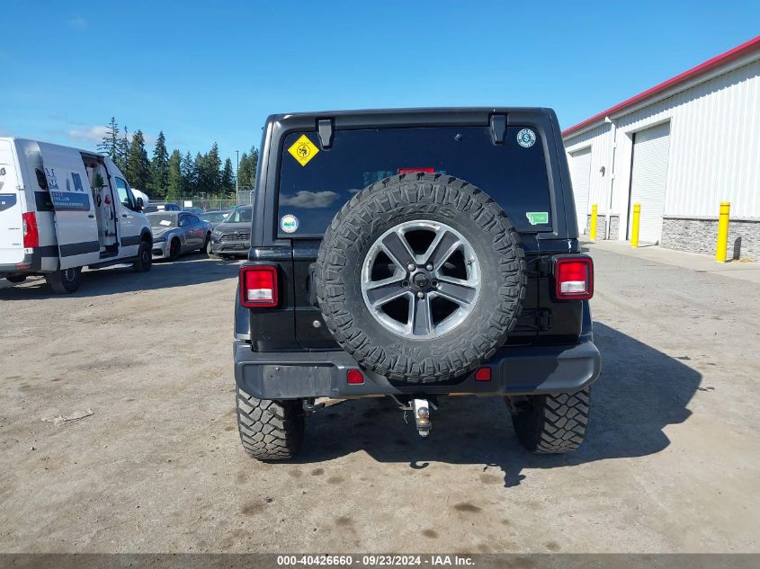 2019 Jeep Wrangler Unlimited Sahara 4X4 VIN: 1C4HJXEG2KW527746 Lot: 40426660