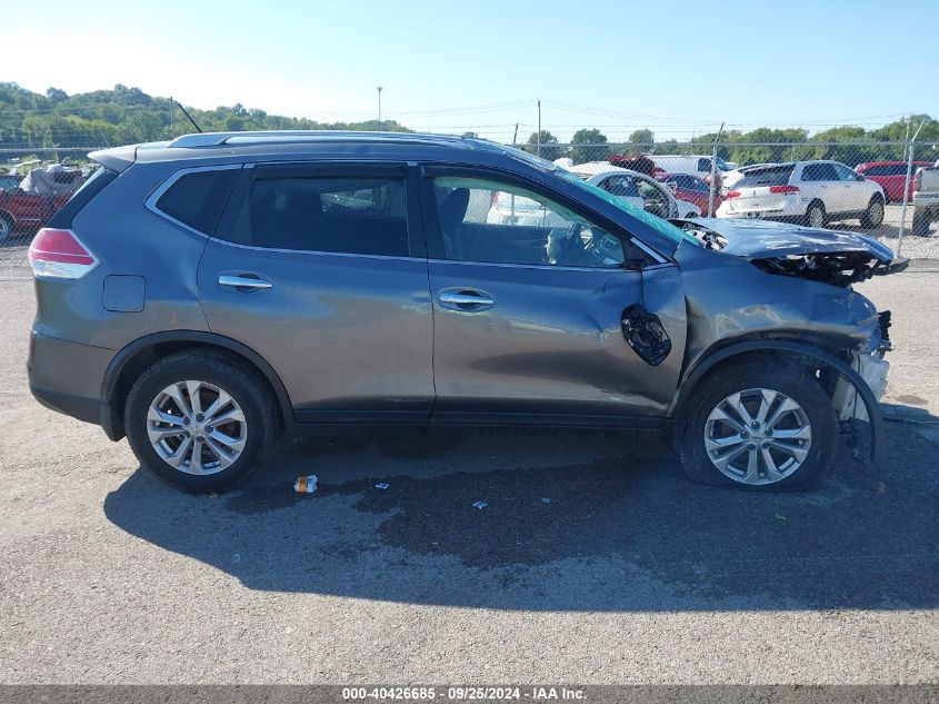 2015 Nissan Rogue Sv VIN: KNMAT2MV1FP535576 Lot: 40426685