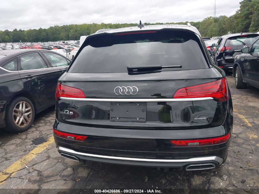 2023 Audi Q5 Premium Plus 45 Tfsi S Line Quattro VIN: WA1EAAFY5P2193583 Lot: 40426686