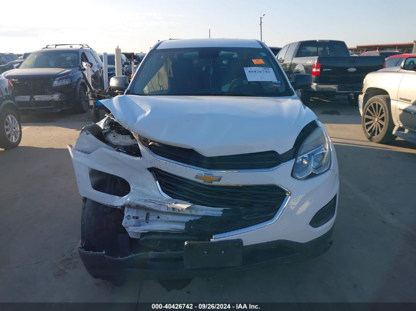 2016 Chevrolet Equinox Ls VIN: 2GNALBEKXG1170308 Lot: 40426742