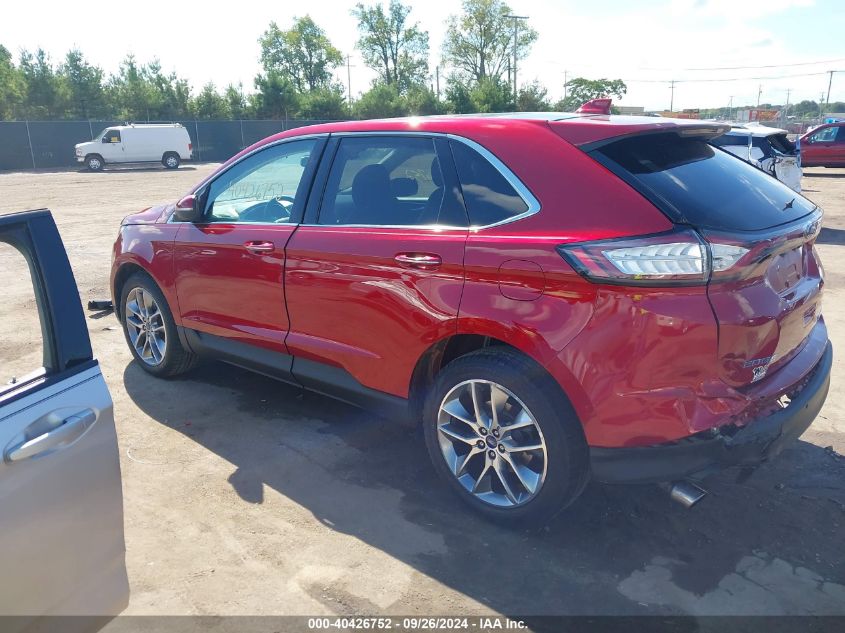 2016 Ford Edge Titanium VIN: 2FMPK4K92GBC63963 Lot: 40426752