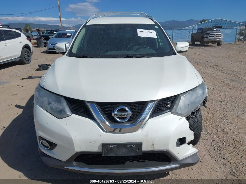 2015 Nissan Rogue Sl VIN: 5N1AT2MV2FC814666 Lot: 40426763