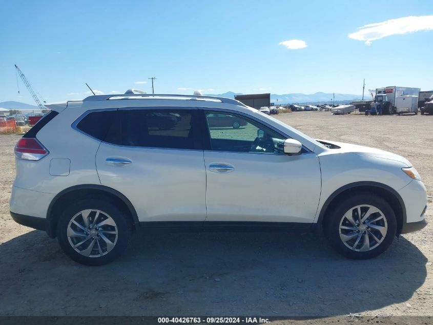 2015 Nissan Rogue Sl VIN: 5N1AT2MV2FC814666 Lot: 40426763