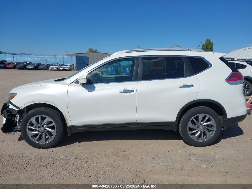 2015 Nissan Rogue Sl VIN: 5N1AT2MV2FC814666 Lot: 40426763