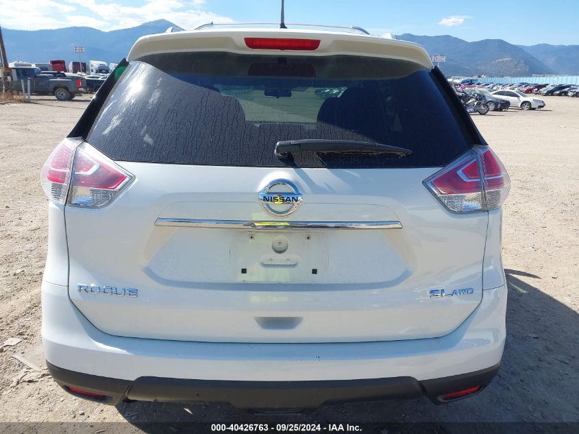 2015 Nissan Rogue Sl VIN: 5N1AT2MV2FC814666 Lot: 40426763