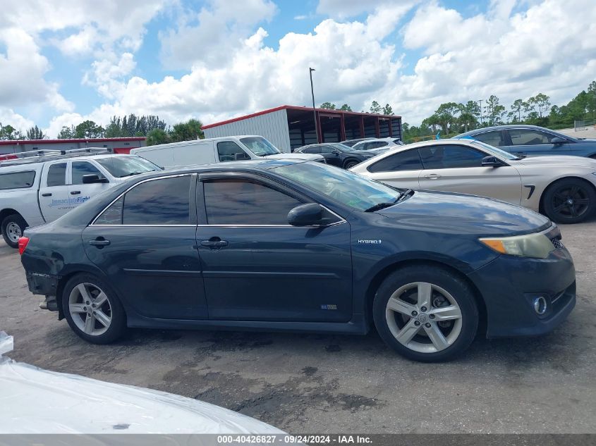 2014 Toyota Camry Hybrid Se Limited Edition VIN: 4T1BD1FK0EU121604 Lot: 40426827