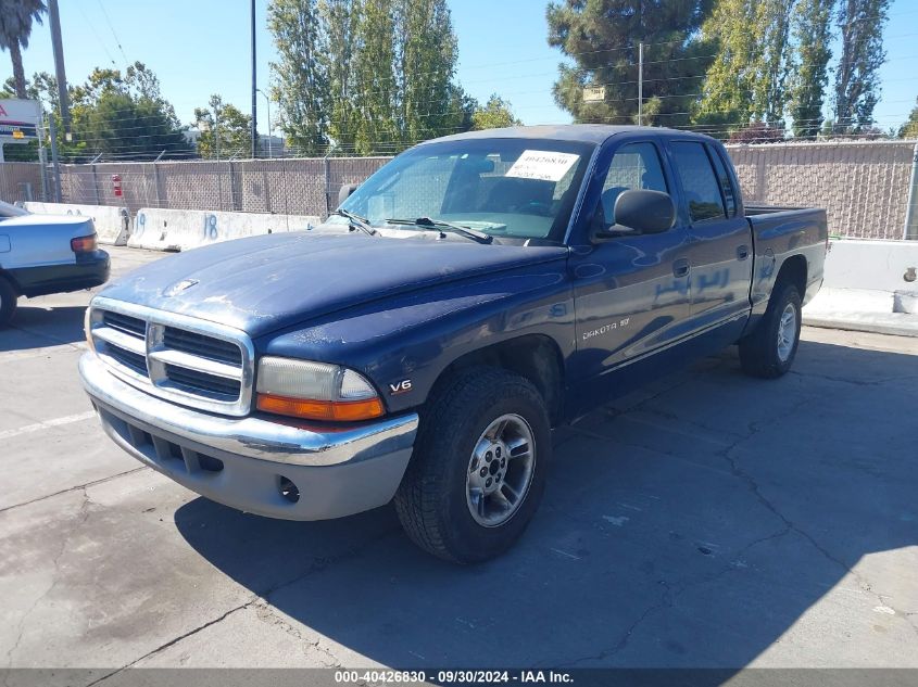 2000 Dodge Dakota Slt/Sport VIN: 1B7GL2AX5YS681561 Lot: 40426830