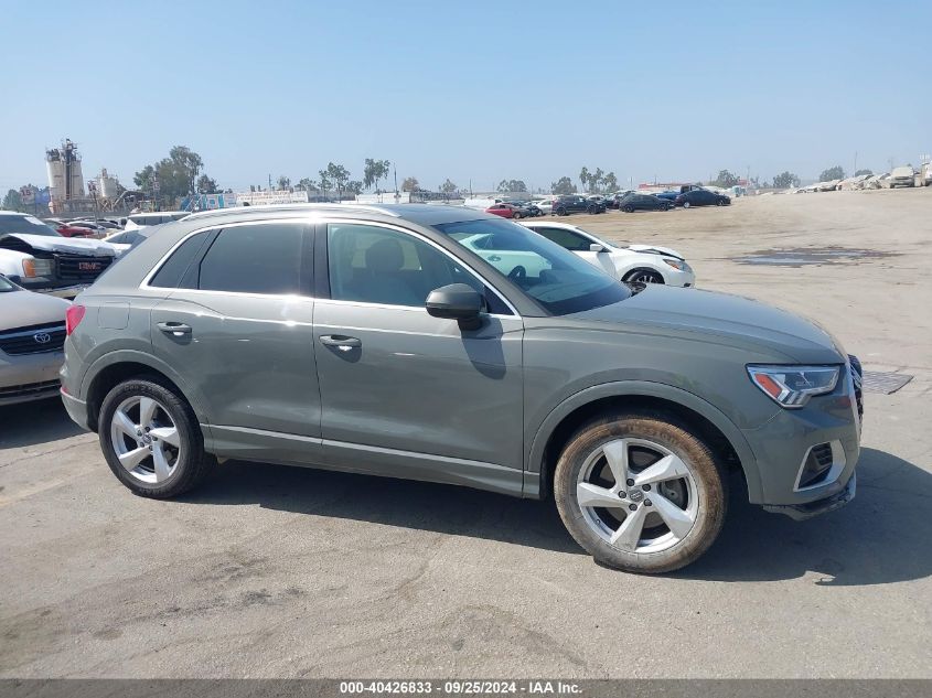 2020 Audi Q3 Premium Plus 45 Tfsi Quattro Tiptronic VIN: WA1BECF31L1020523 Lot: 40426833