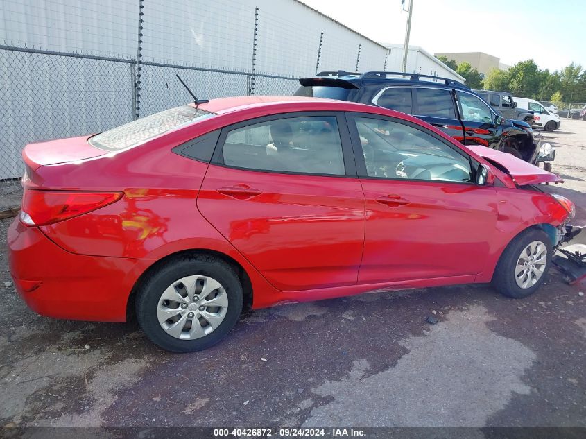 2016 Hyundai Accent Se VIN: KMHCT4AE6GU058618 Lot: 40426872