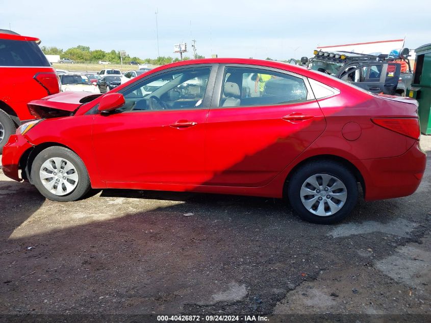 2016 Hyundai Accent Se VIN: KMHCT4AE6GU058618 Lot: 40426872