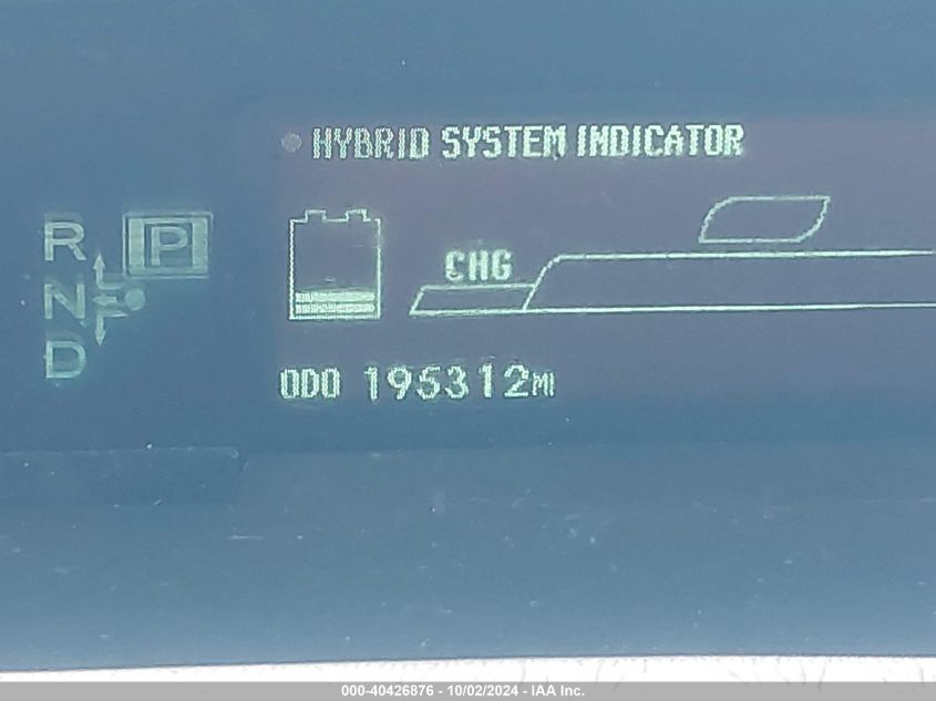 2010 Toyota Prius Iv VIN: JTDKN3DU1A0054515 Lot: 40426876