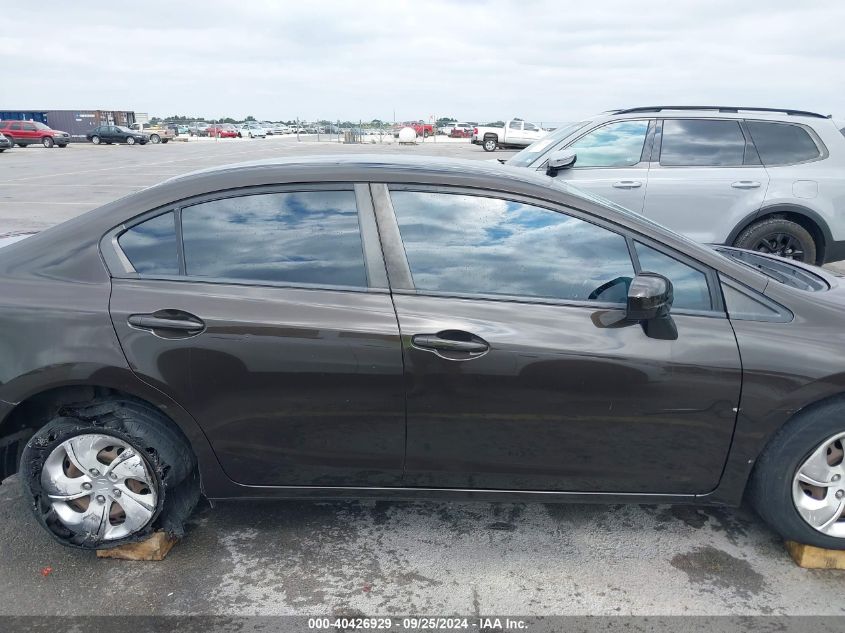 2HGFB2F54EH537803 2014 Honda Civic Lx