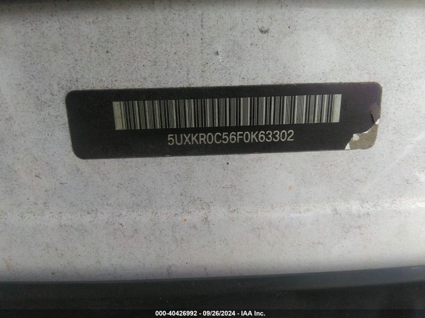 5UXKR0C56F0K63302 2015 BMW X5 xDrive35I