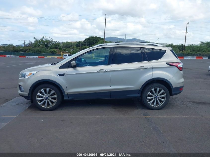 2017 FORD ESCAPE TITANIUM - 1FMCU9J93HUD98582