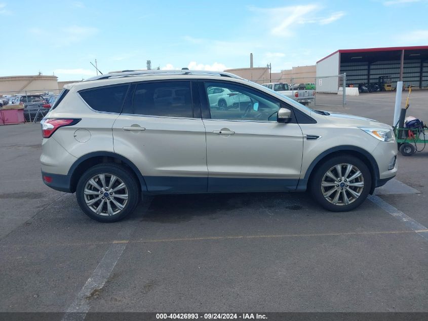 2017 FORD ESCAPE TITANIUM - 1FMCU9J93HUD98582