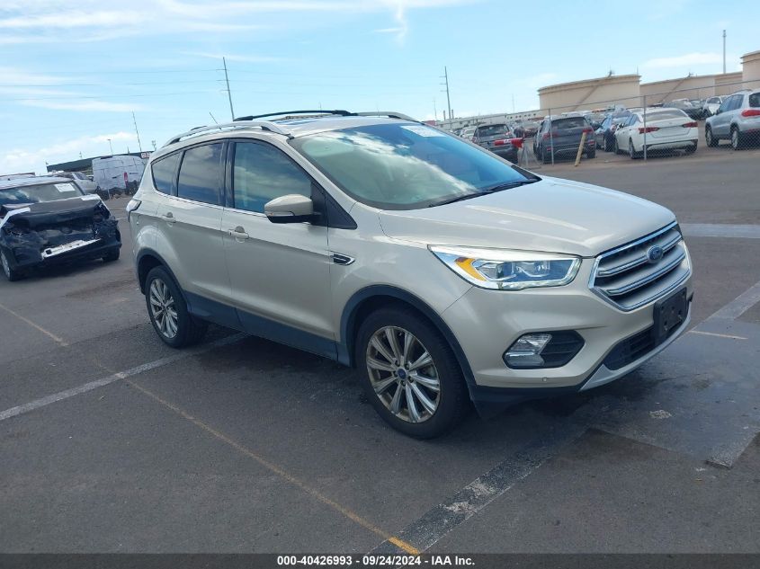 2017 FORD ESCAPE TITANIUM - 1FMCU9J93HUD98582