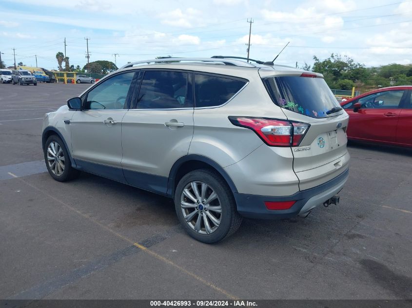 2017 FORD ESCAPE TITANIUM - 1FMCU9J93HUD98582