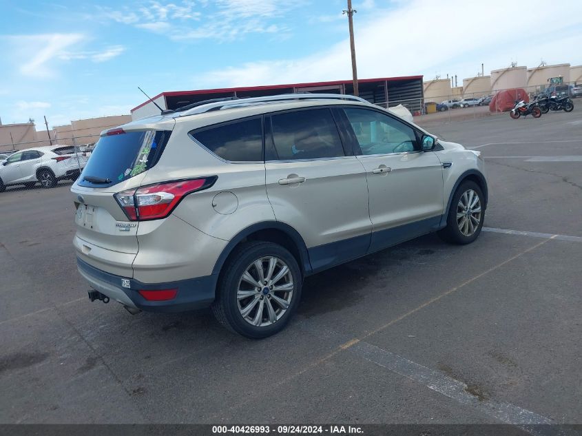 2017 FORD ESCAPE TITANIUM - 1FMCU9J93HUD98582