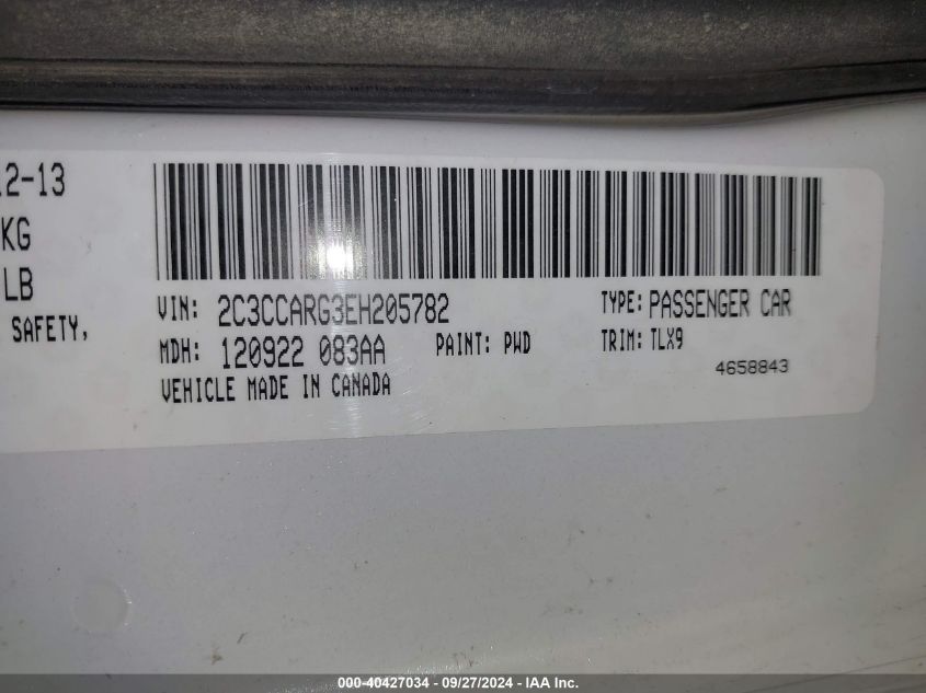 2C3CCARG3EH205782 2014 Chrysler 300