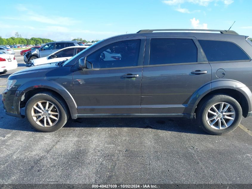 2015 Dodge Journey Sxt VIN: 3C4PDCBG7FT668887 Lot: 40427039